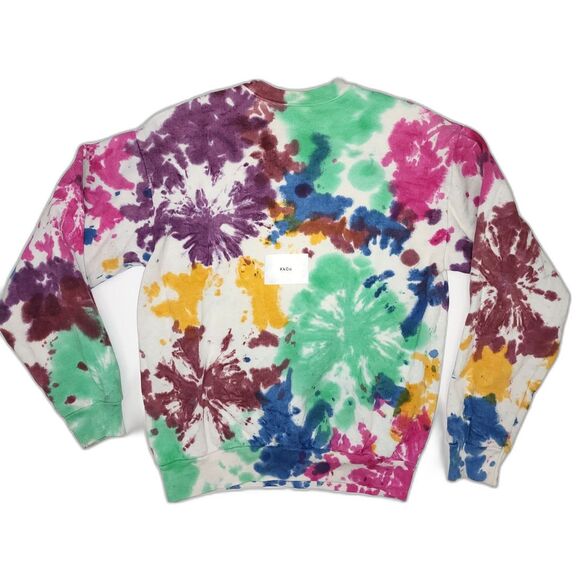 KkCo Tie Dye Oversized Pierced Sweatshirt Unisex Size S - Picture 2 of 10